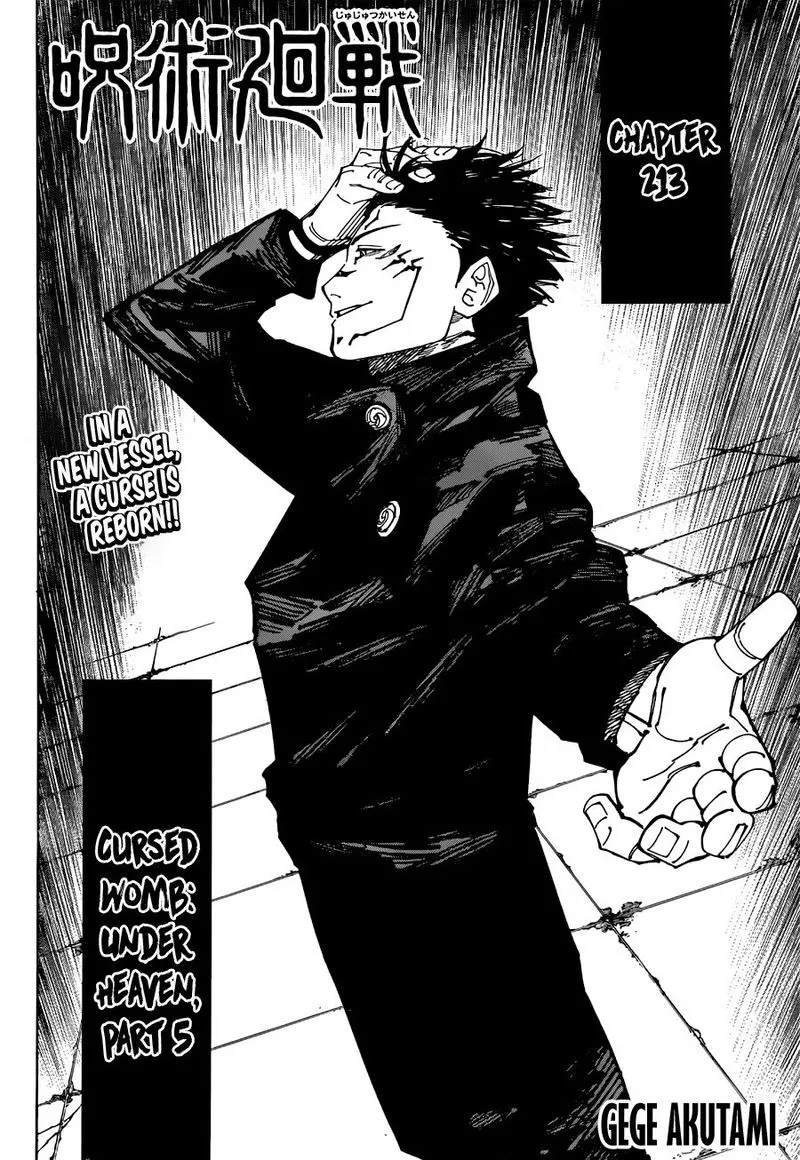 JUJUTSU KAISEN Chapter 213 Online - página 3