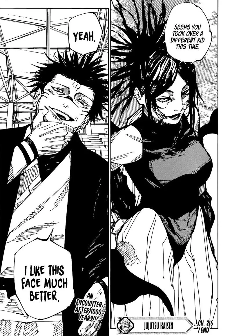 JUJUTSU KAISEN Chapter 216 Online - página 19