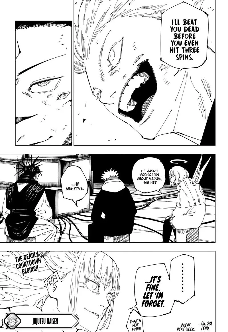 JUJUTSU KAISEN Chapter 231 Online - página 19