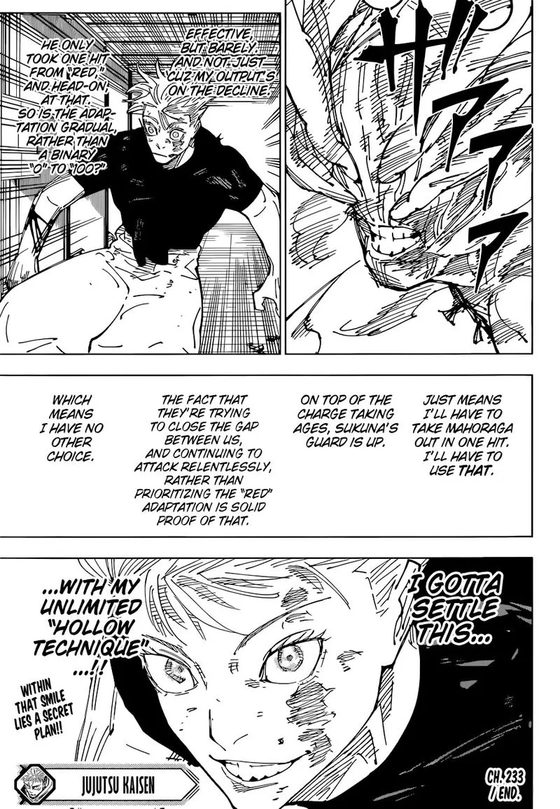 JUJUTSU KAISEN Chapter 233 Online - página 19