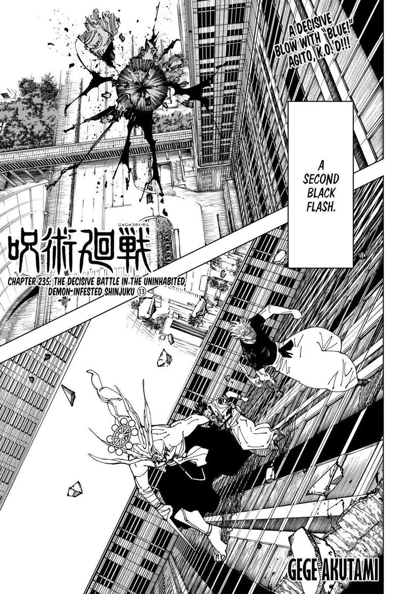 JUJUTSU KAISEN Chapter 235 Online - página 1