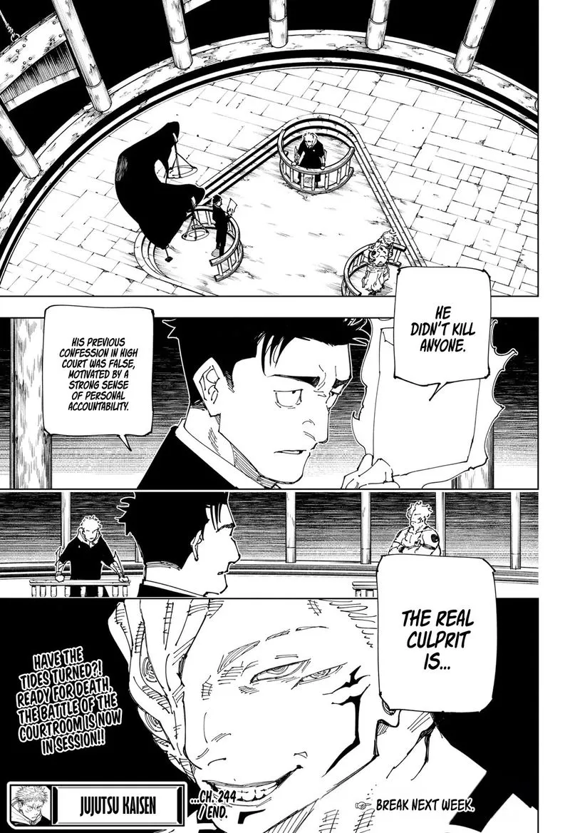 JUJUTSU KAISEN Chapter 244 Online - página 20