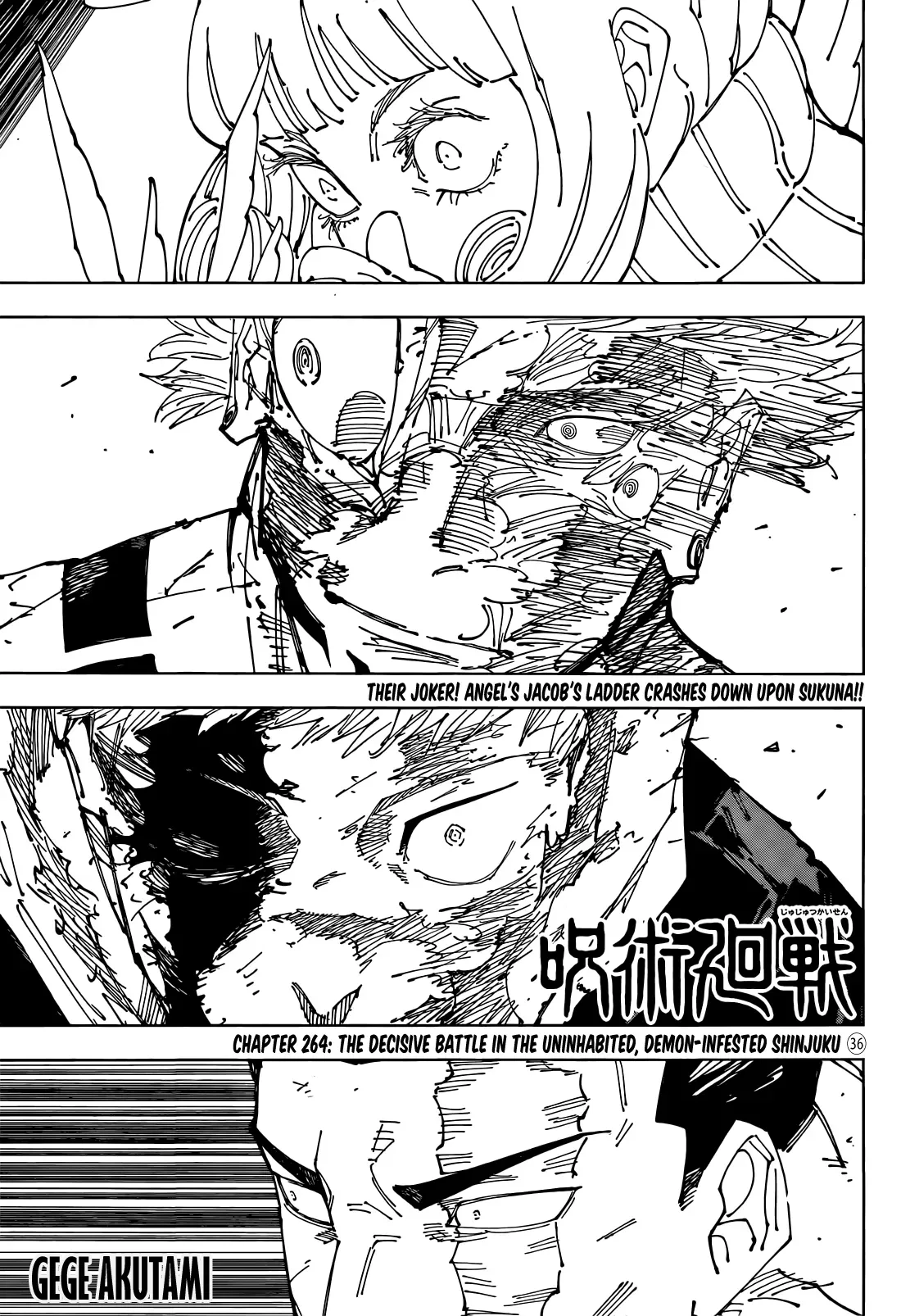 JUJUTSU KAISEN Chapter 264 Online - página 1