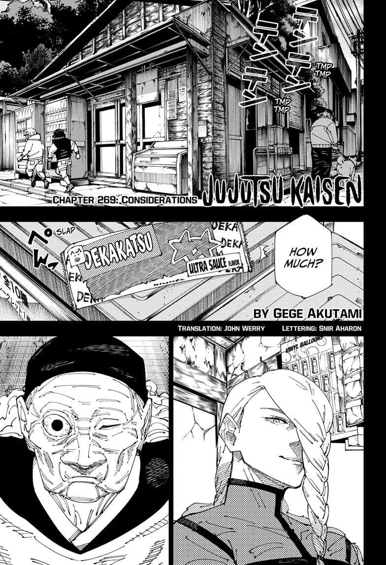 JUJUTSU KAISEN Chapter 269 Online - página 1