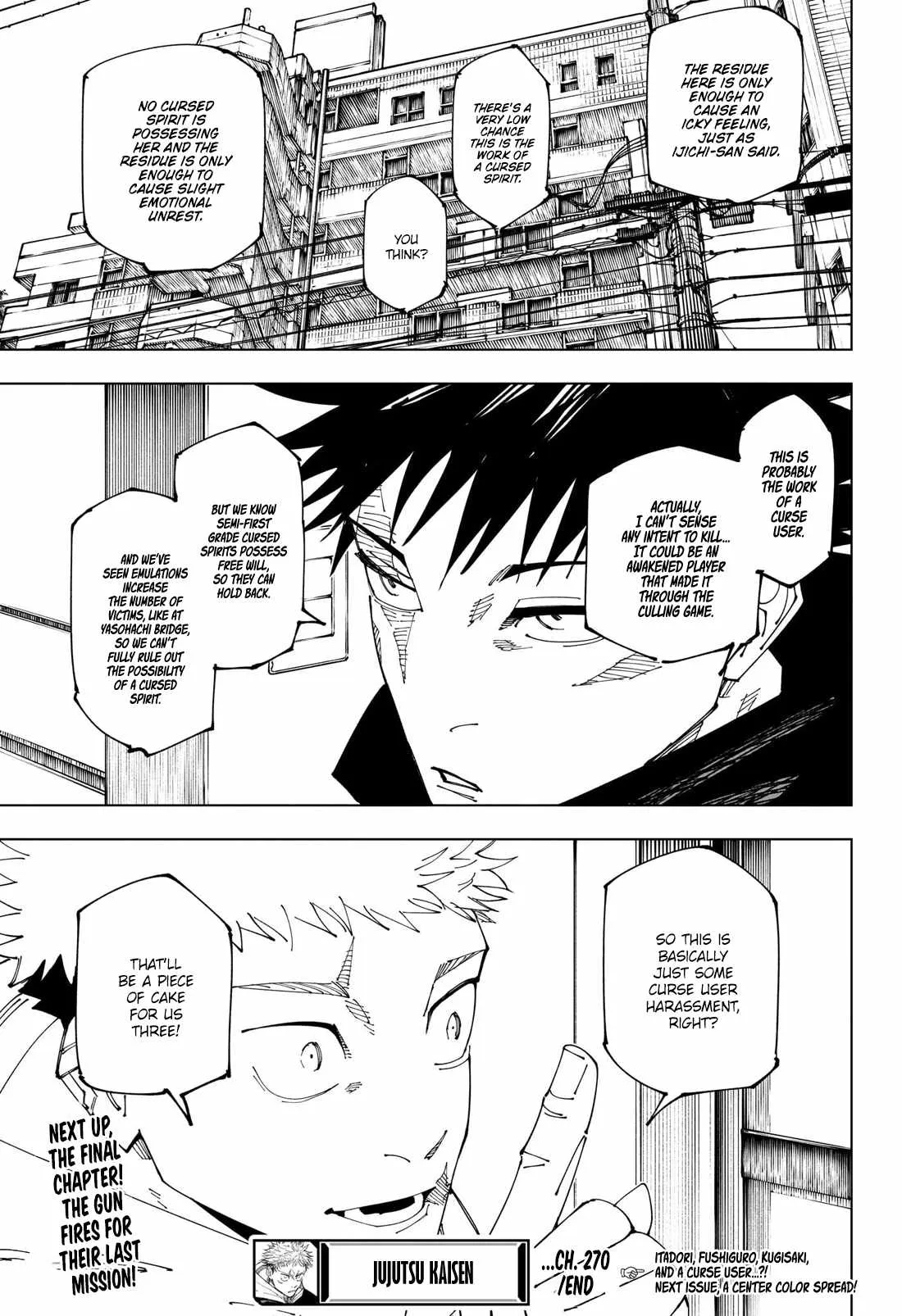 JUJUTSU KAISEN Chapter 270 Online - página 20