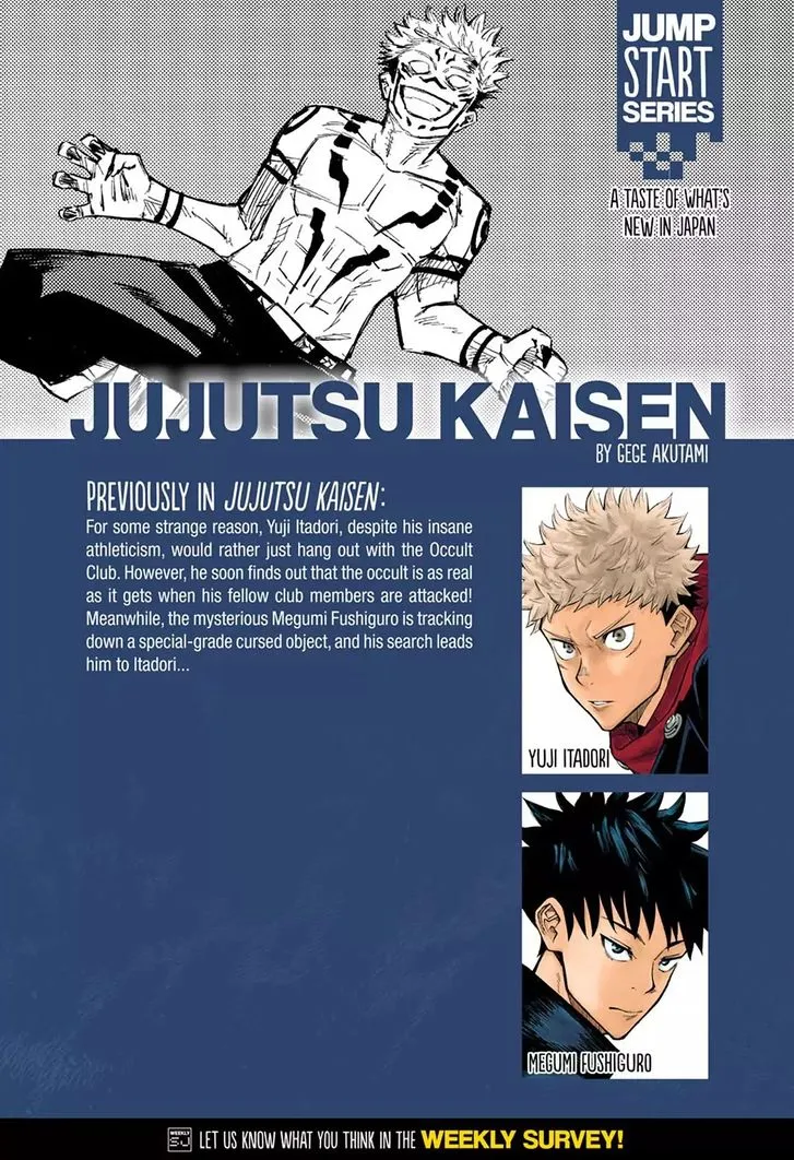 JUJUTSU KAISEN Chapter 3 Online - página 1