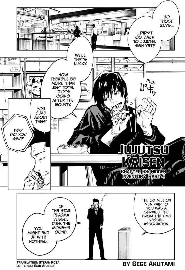 JUJUTSU KAISEN Chapter 68 Online - página 1