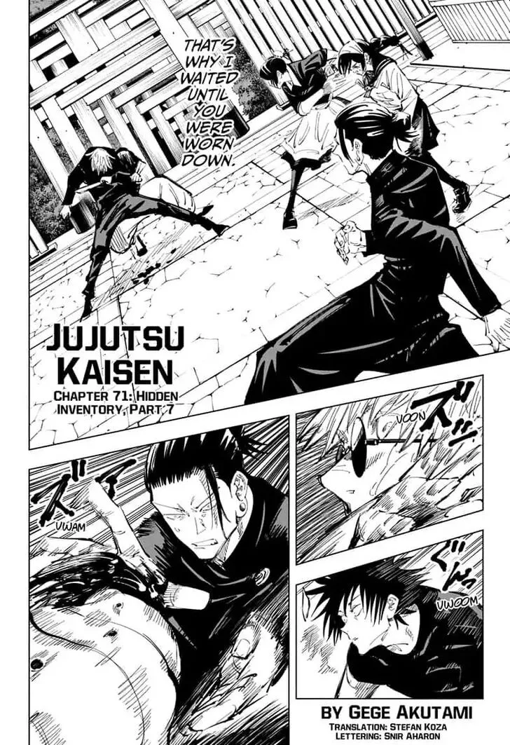 JUJUTSU KAISEN Chapter 71 Online - página 3