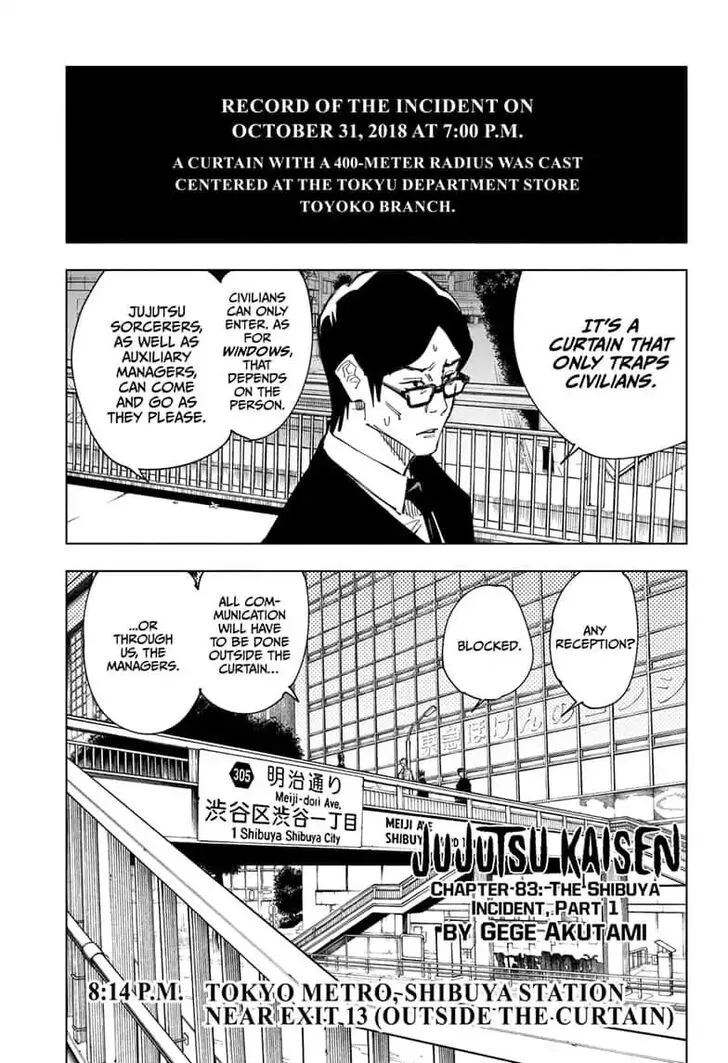 JUJUTSU KAISEN Chapter 83 Online - página 2