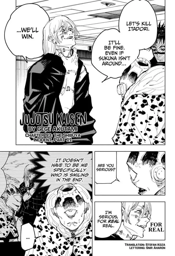 JUJUTSU KAISEN Chapter 93 Online - página 1
