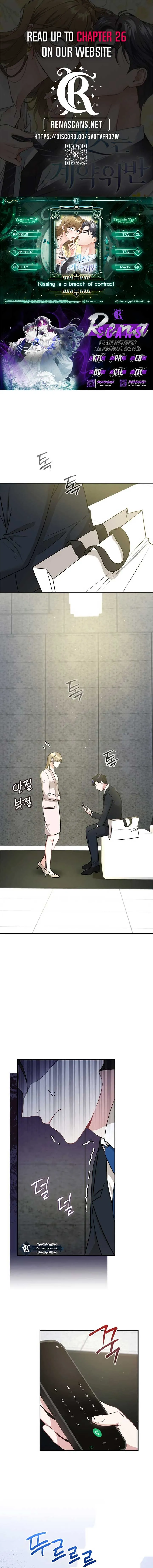 Kissing Is a Violation of Contract Chapter 15 Online - página 1