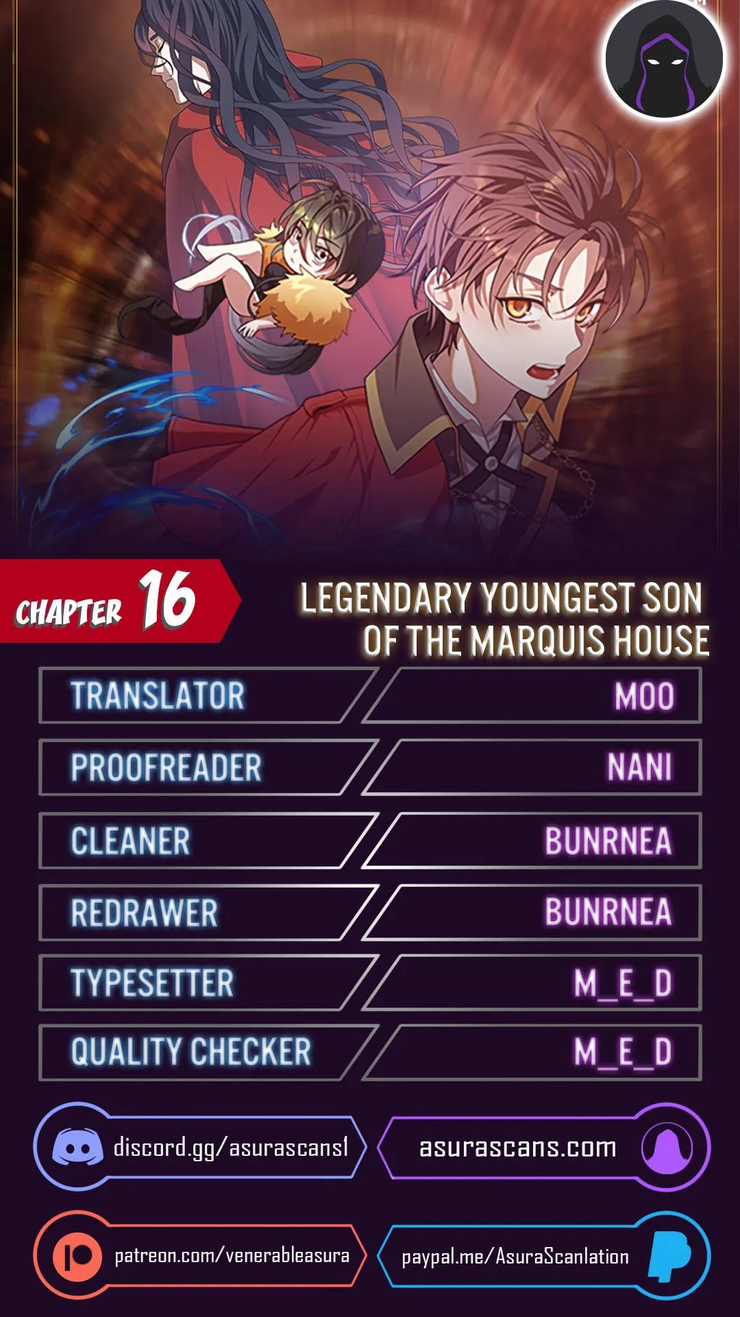 Legendary Youngest Son of the Marquis House Chapter 16 Online - página 1