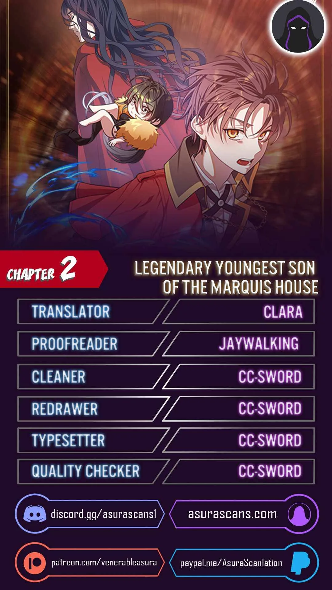 Legendary Youngest Son of the Marquis House Chapter 2 Online - página 1
