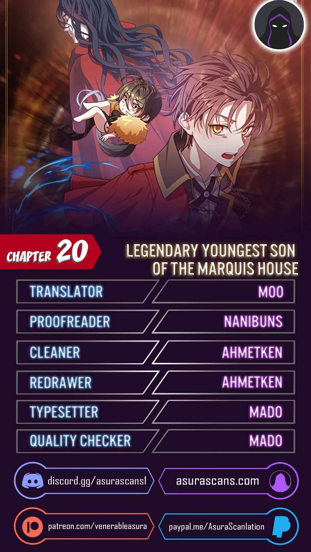 Legendary Youngest Son of the Marquis House Chapter 20 Online - página 1