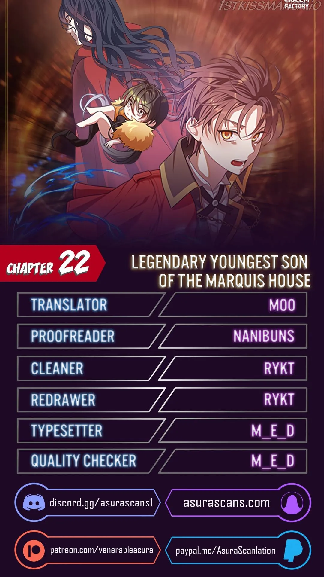Legendary Youngest Son of the Marquis House Chapter 22 Online - página 1
