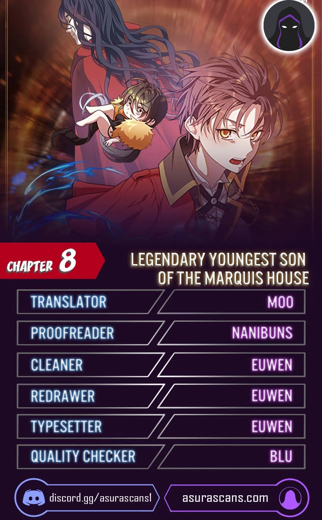 Legendary Youngest Son of the Marquis House Chapter 8 Online - página 1