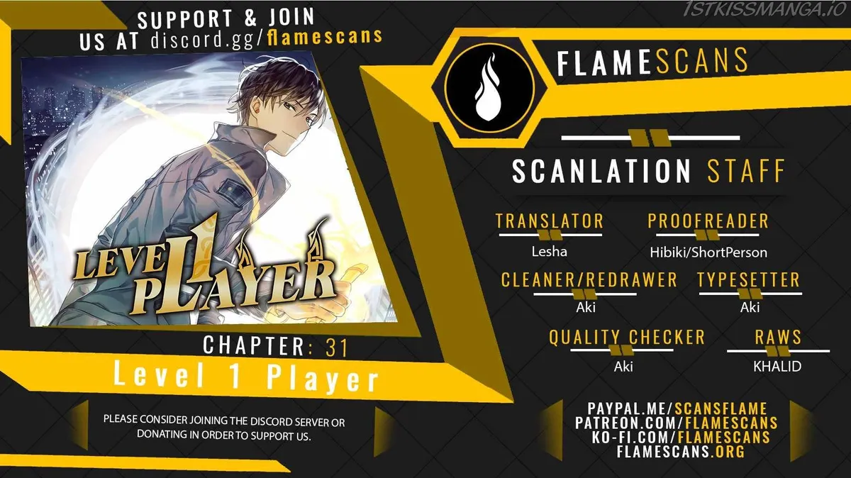 Level 1 Player Chapter 31 Online - página 1