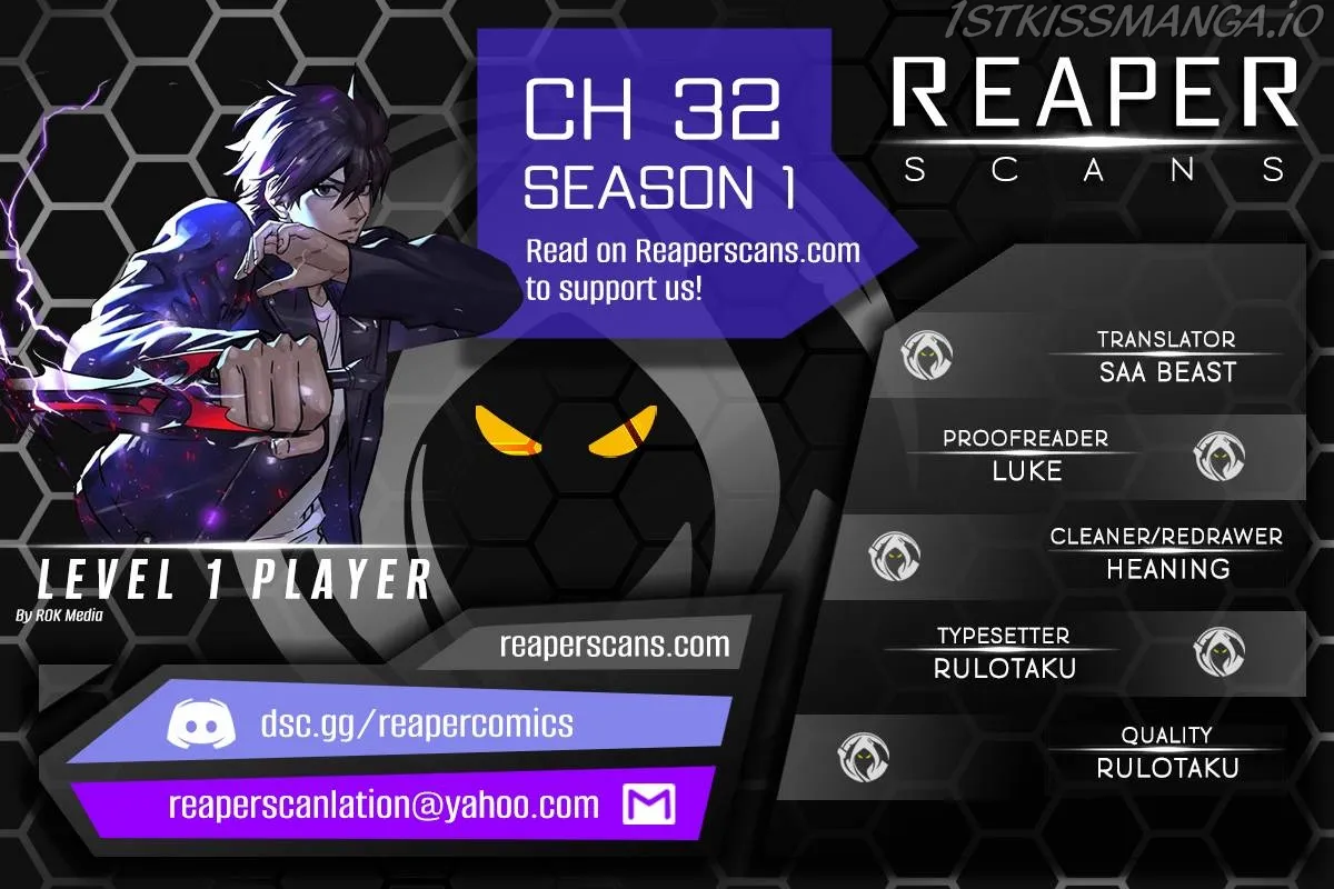Level 1 Player Chapter 32 Online - página 1