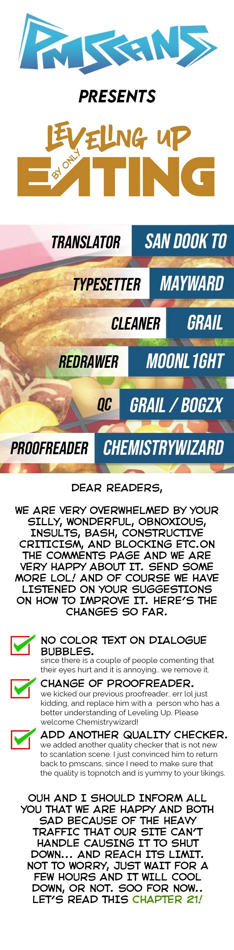 Leveling Up, By Only Eating! Chapter 21 Online - página 1