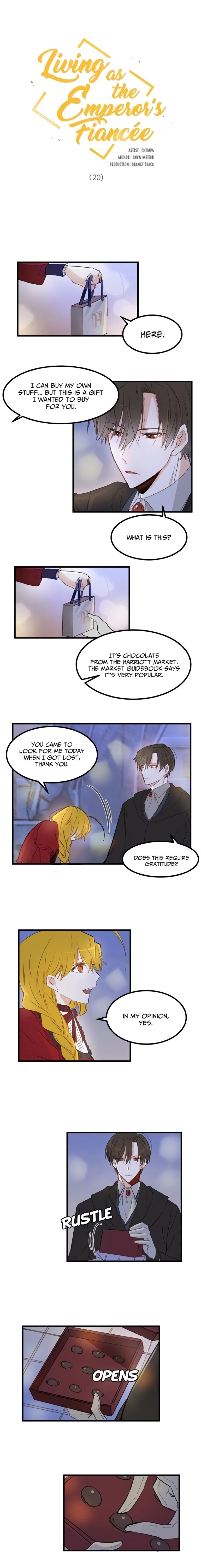 Living As The Emperor’s Fiancé Chapter 20 Online - página 1
