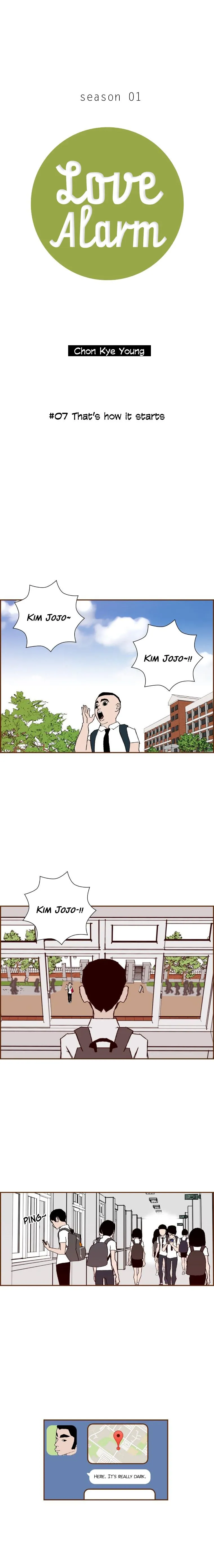 Love Alarm Chapter 7 Online - página 1