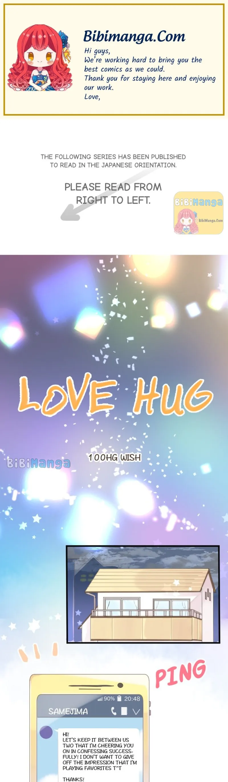 Love Hug Chapter 100 Online - página 1