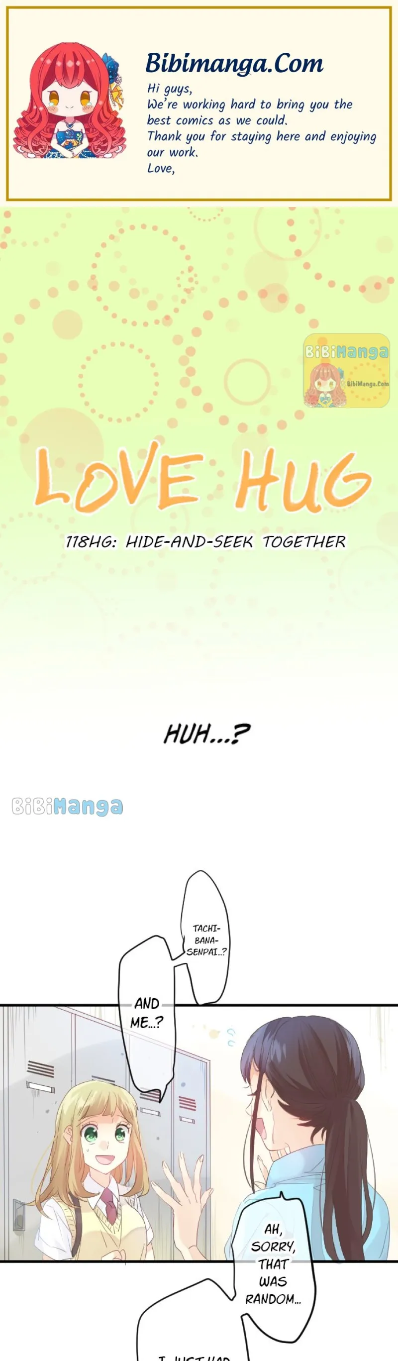 Love Hug Chapter 118 Online - página 1