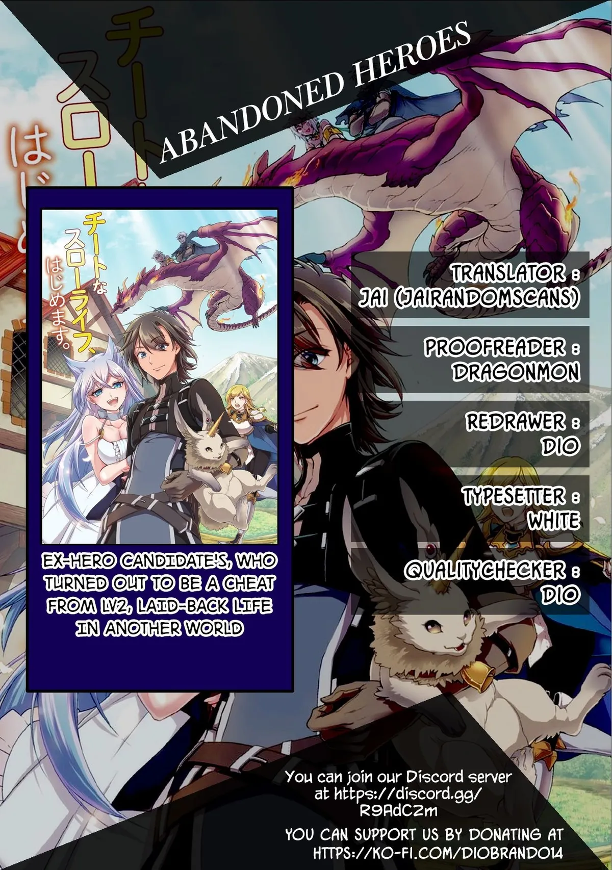 Lv2 kara Cheat datta Moto Yuusha Kouho no Mattari Isekai Life Chapter 4 Online - página 1