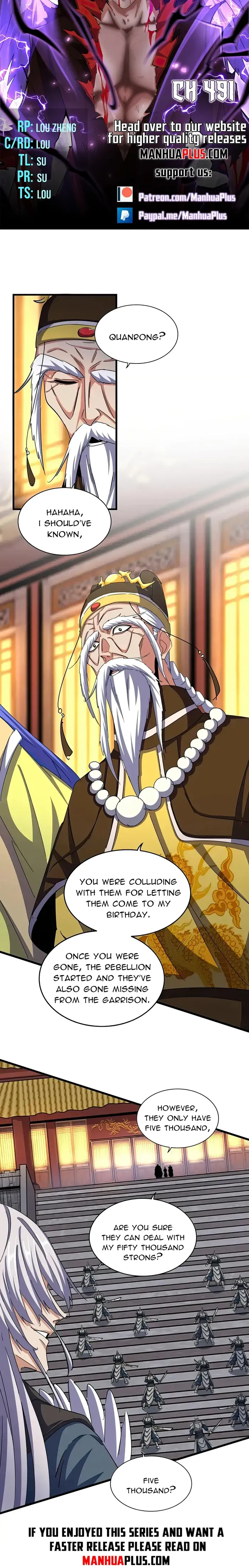 Magic Emperor Chapter 491 Online - página 2