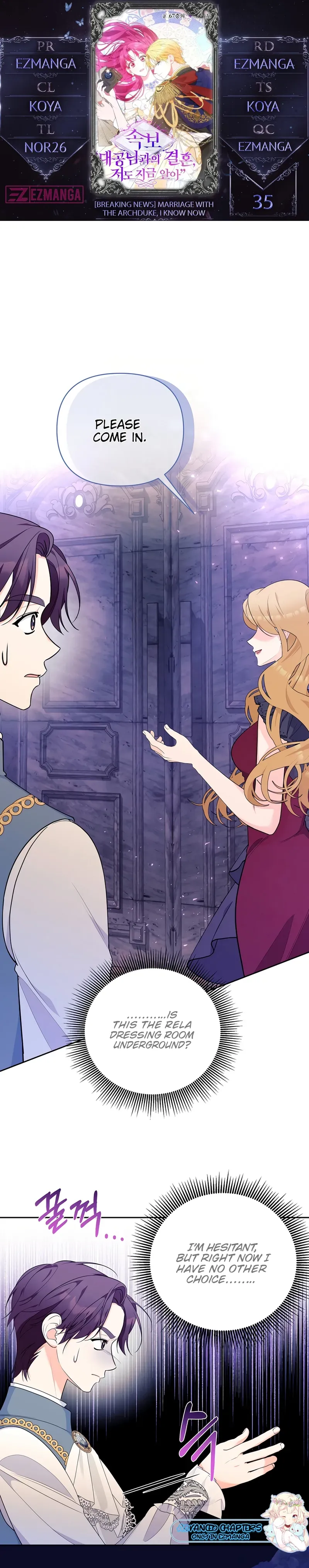 Marriage with the Archduke, I Know Now Chapter 35 Online - página 1