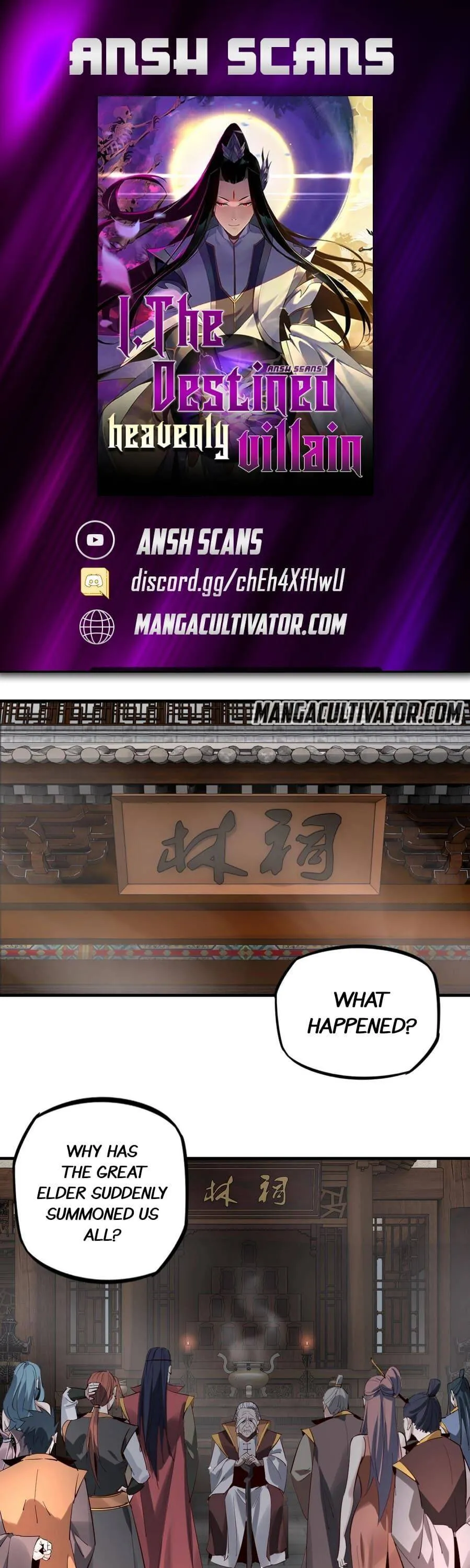 Me, The Heavenly Destined Villain Chapter 10 Online - página 1