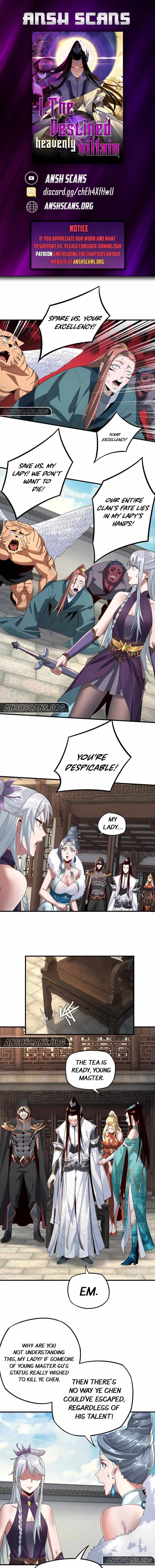 Me, The Heavenly Destined Villain Chapter 19 Online - página 1