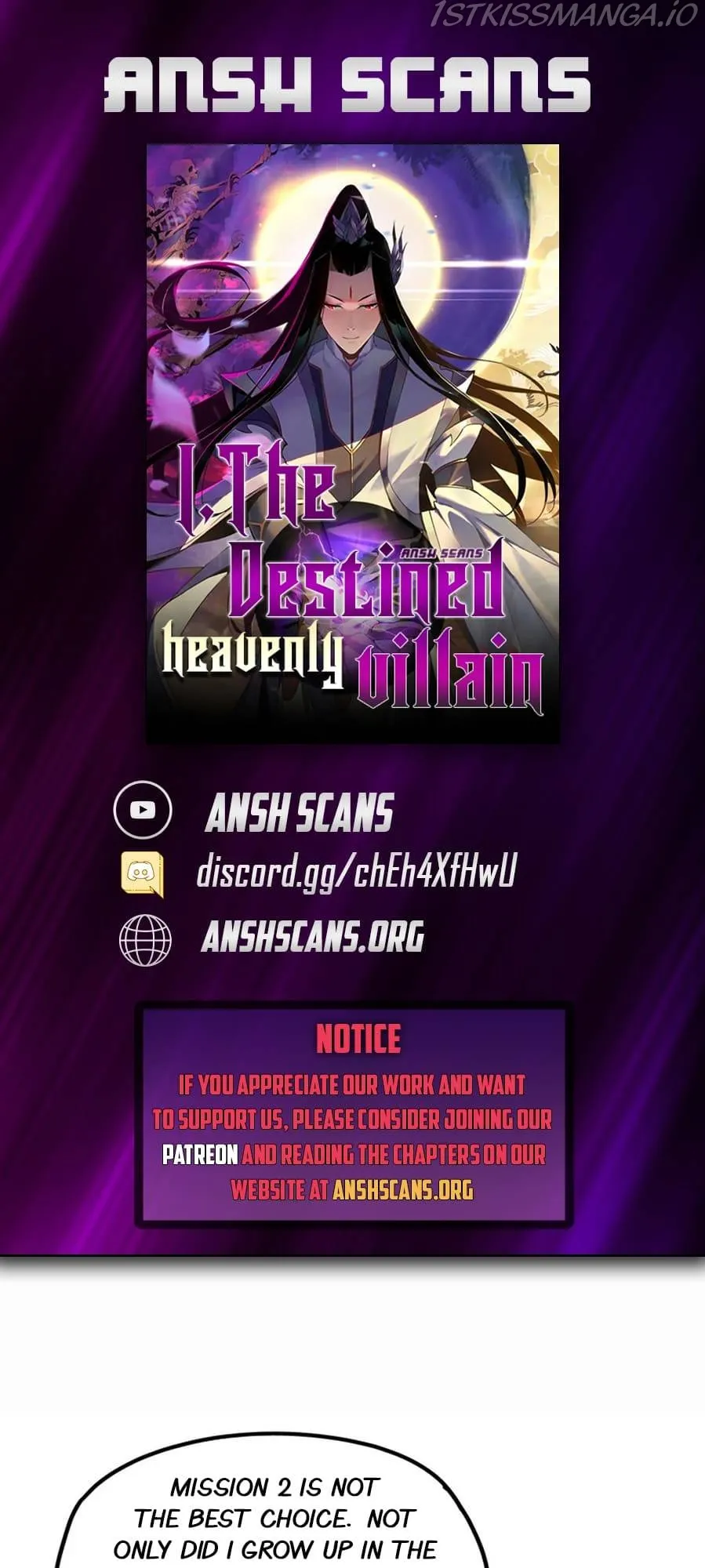 Me, The Heavenly Destined Villain Chapter 34 Online - página 1