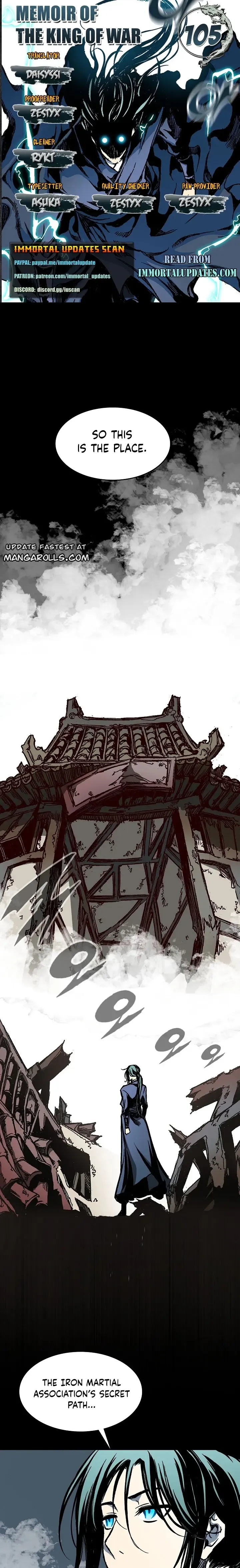 Memoir Of The King Of War Chapter 105 Online - página 1