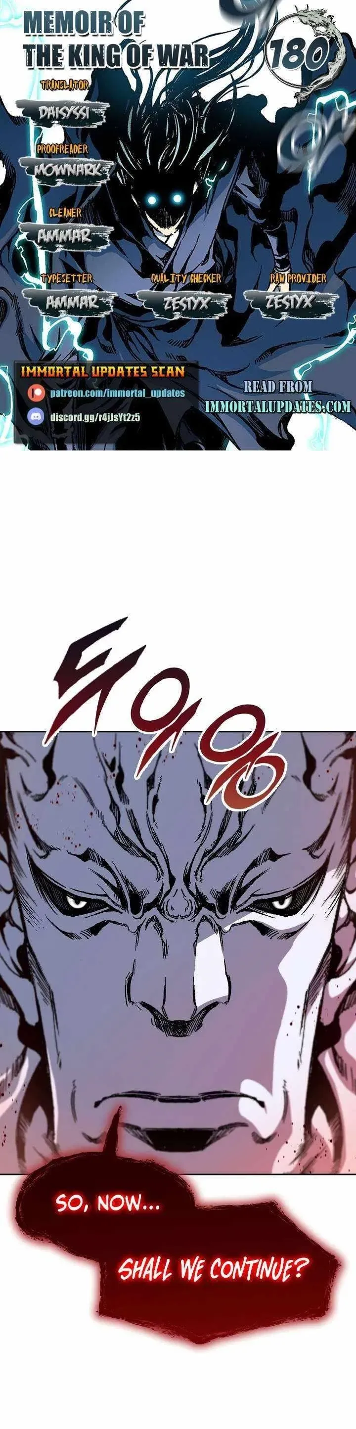Memoir Of The King Of War Chapter 180 Online - página 1