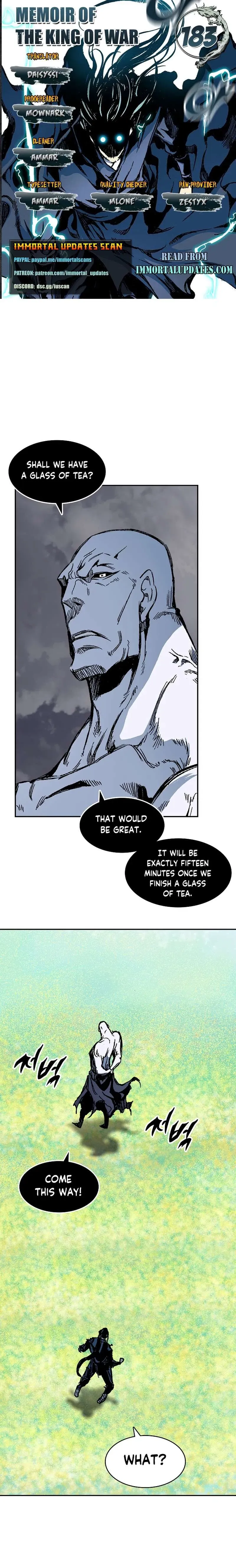 Memoir Of The King Of War Chapter 183 Online - página 1