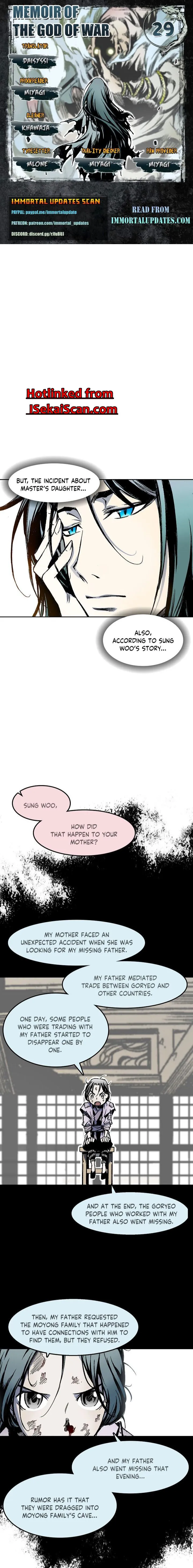 Memoir Of The King Of War Chapter 29 Online - página 1