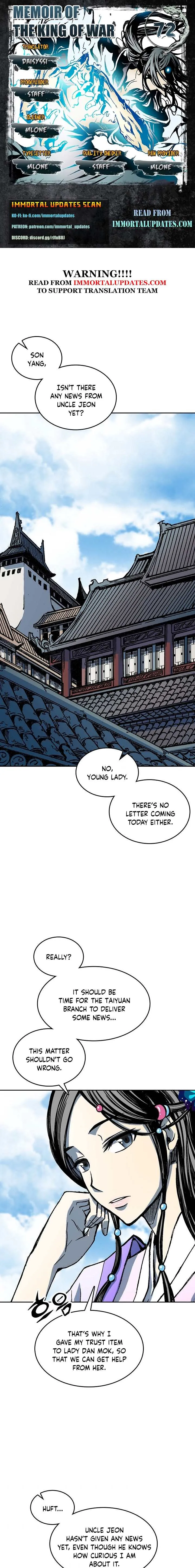 Memoir Of The King Of War Chapter 72 Online - página 1