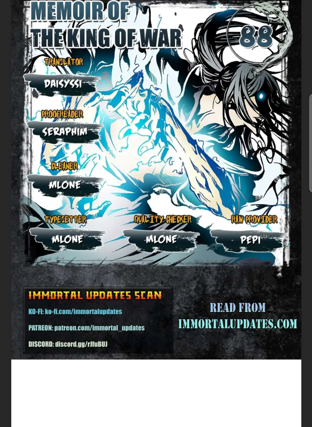 Memoir Of The King Of War Chapter 88 Online - página 1