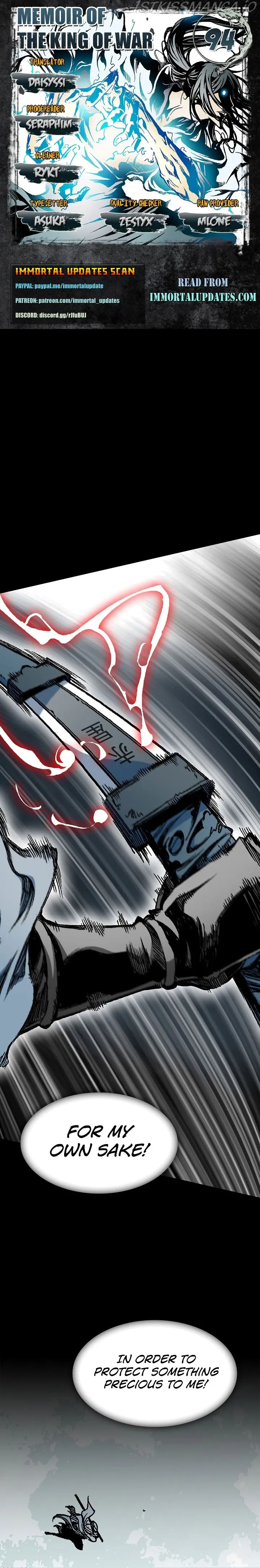 Memoir Of The King Of War Chapter 94 Online - página 1