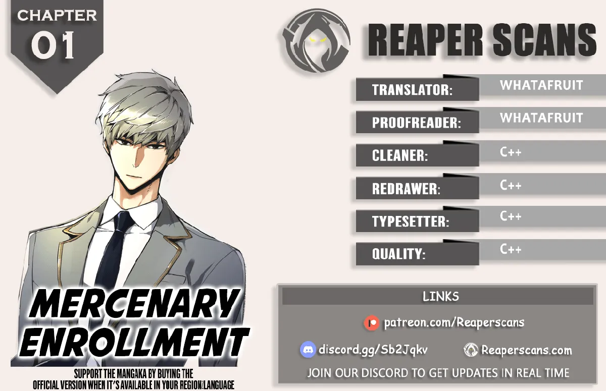 Mercenary Enrollment Chapter 1 Online - página 1