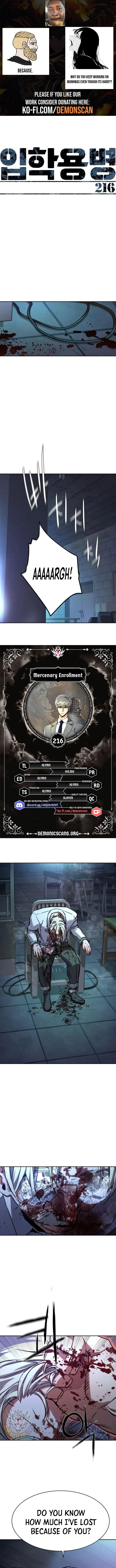 Mercenary Enrollment Chapter 216 Online - página 1