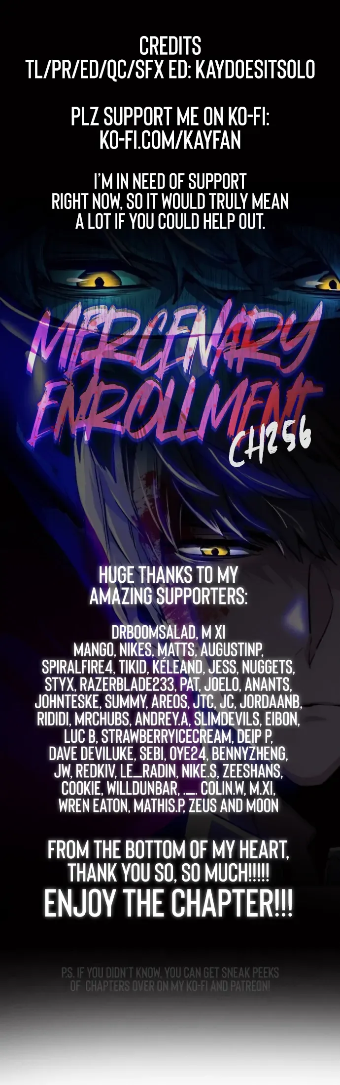 Mercenary Enrollment Chapter 256 Online - página 1