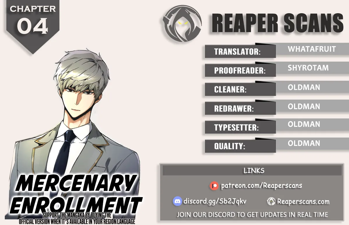 Mercenary Enrollment Chapter 4 Online - página 1