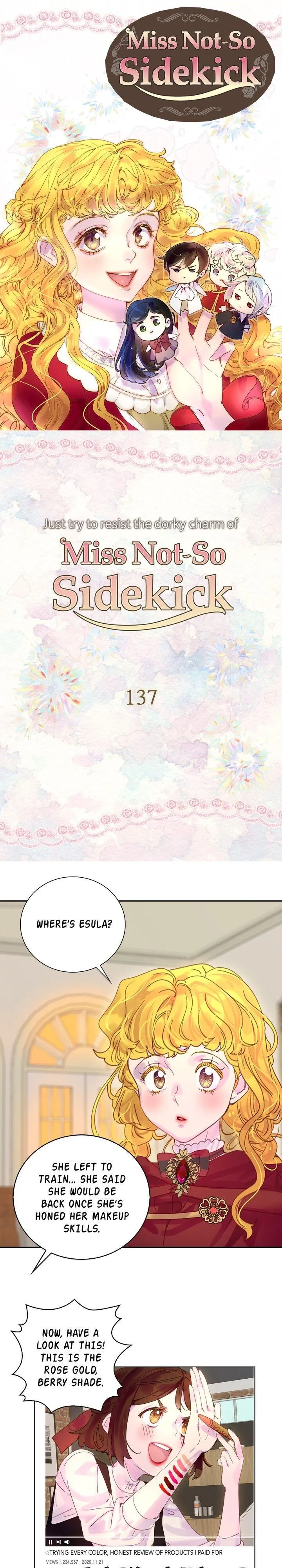 Miss Not-So Sidekick Chapter 137 Online - página 1