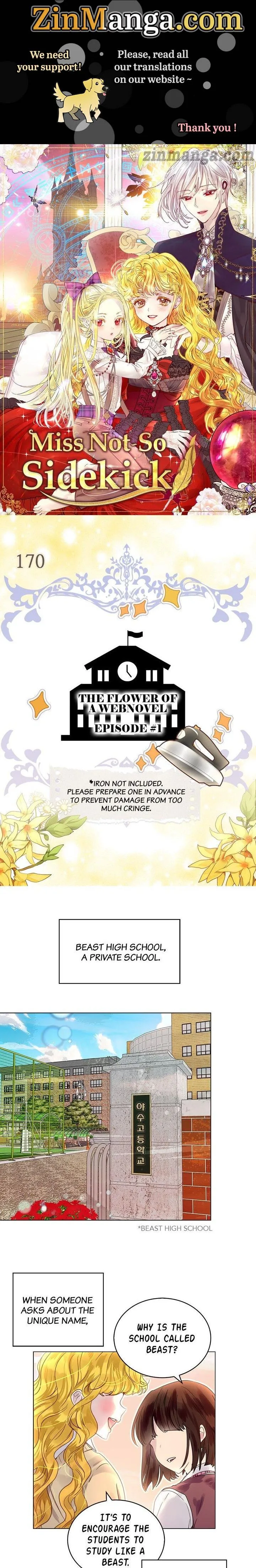 Miss Not-So Sidekick Chapter 170 Online - página 1