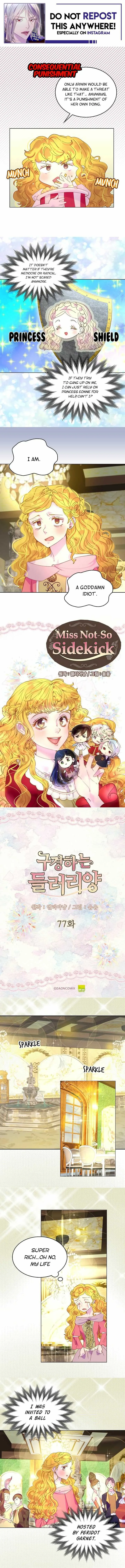 Miss Not-So Sidekick Chapter 77 Online - página 1