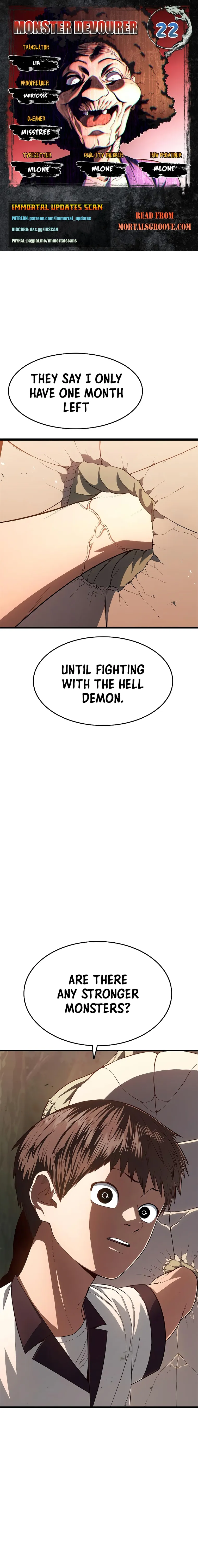 Monster Devourer Chapter 22 Online - página 1