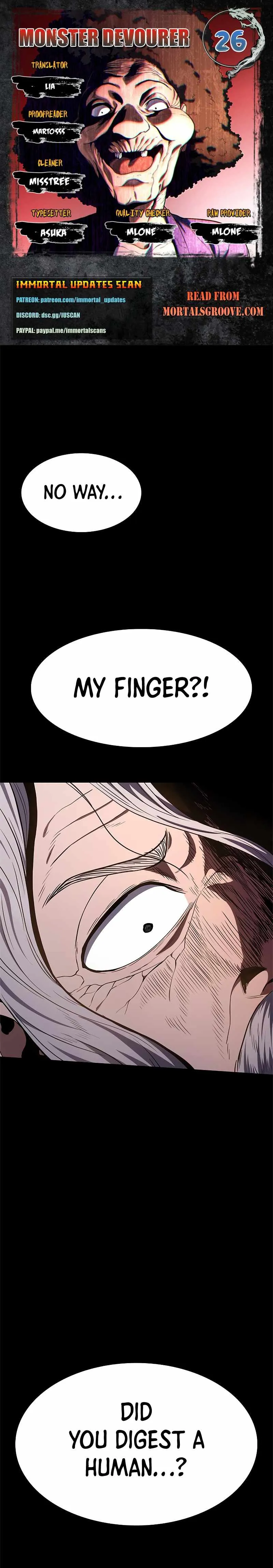 Monster Devourer Chapter 26 Online - página 1