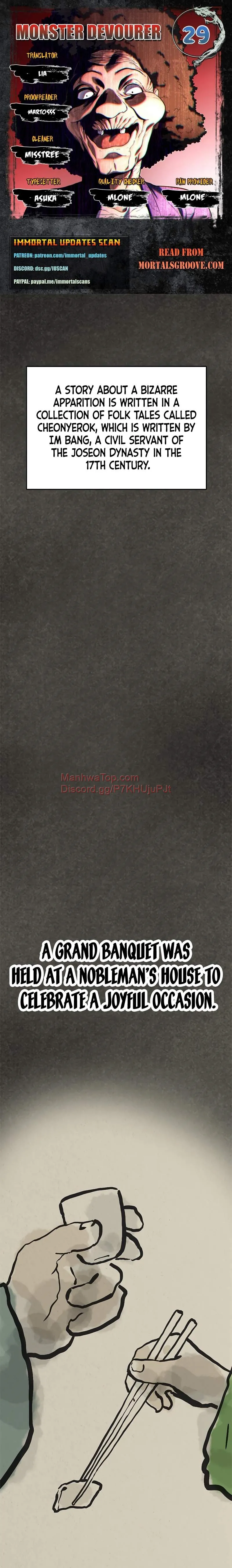 Monster Devourer Chapter 29 Online - página 1